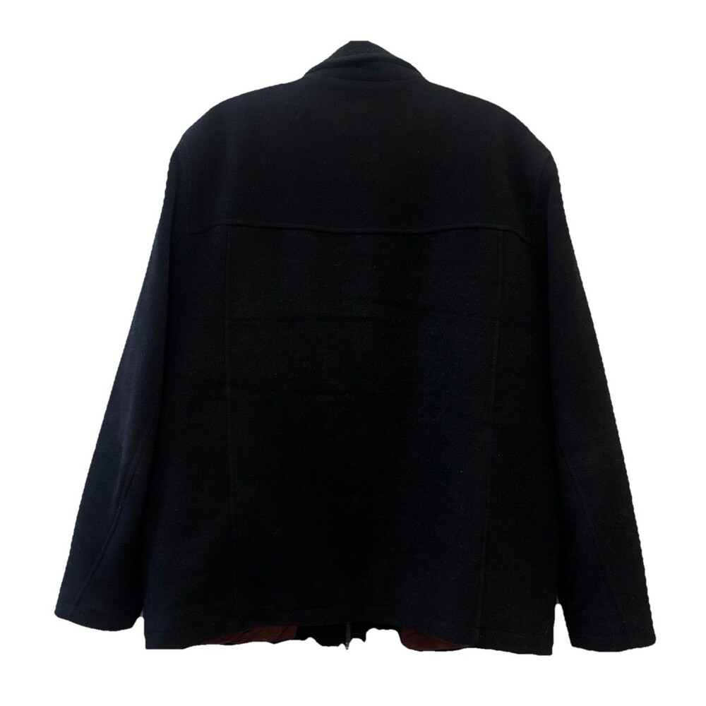 Marc New York Wool Blend Zip Jacket Mens XL Black Quilted Lined - Picture 2 of 8